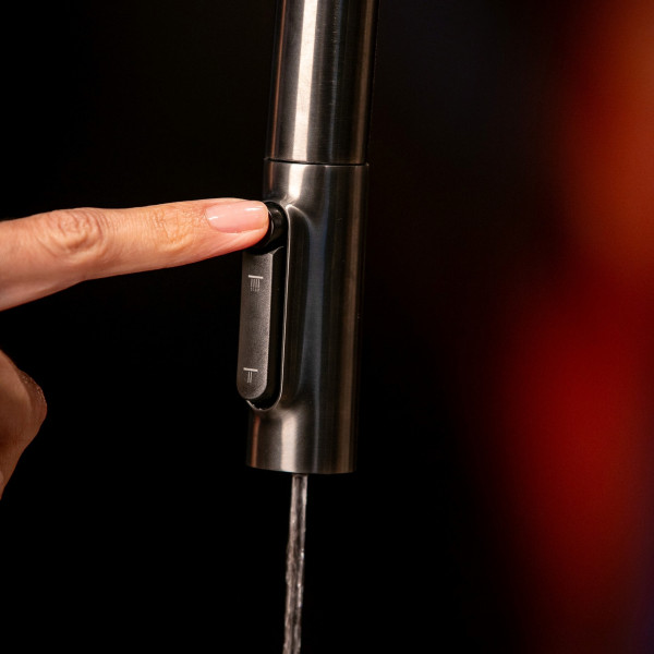 Baterie bucatarie Gessi Habito 60852.707 Black Metal Brushed PVD