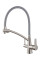 Baterie bucătărie 3-în-1 KOER KB-72003-02, inox (cu filtrare apă)