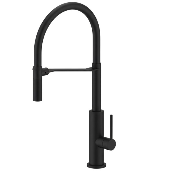 Baterie bucatarie Newform Konbu 72545.01.093 Black Matt