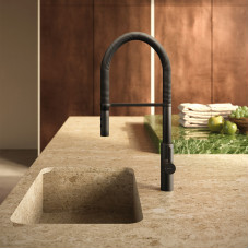 Baterie bucatarie Newform Libera 63930.01.093 Black Matt