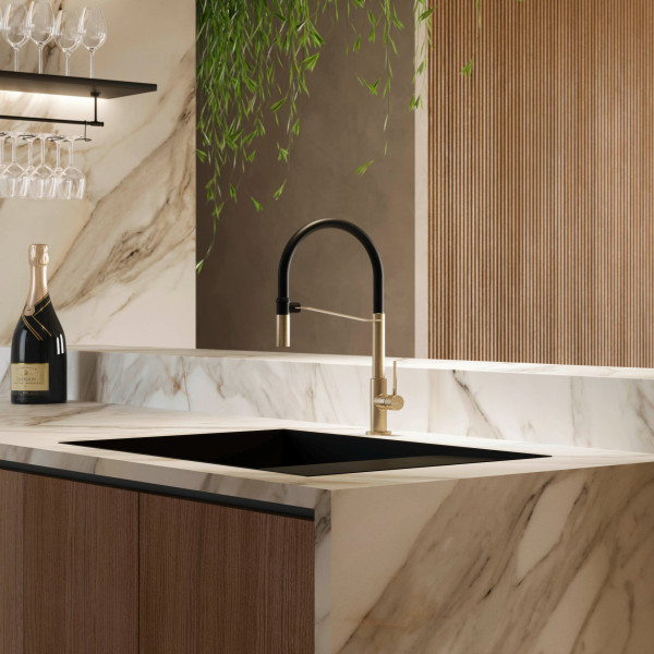 Baterie bucatarie Newform Maki 71850.05.093 Chrome