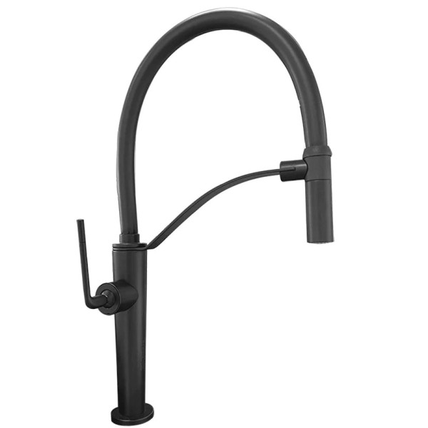 Baterie bucatarie Newform O’Rama 68735.01.093 Black Matt