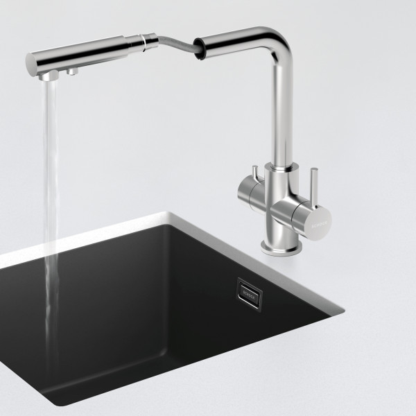Baterie bucatarie Schock Vitus Dush 560120 Inox
