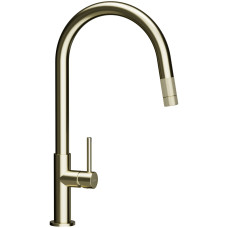 Baterie bucatarie Schock Talia Pull-Out White Gold