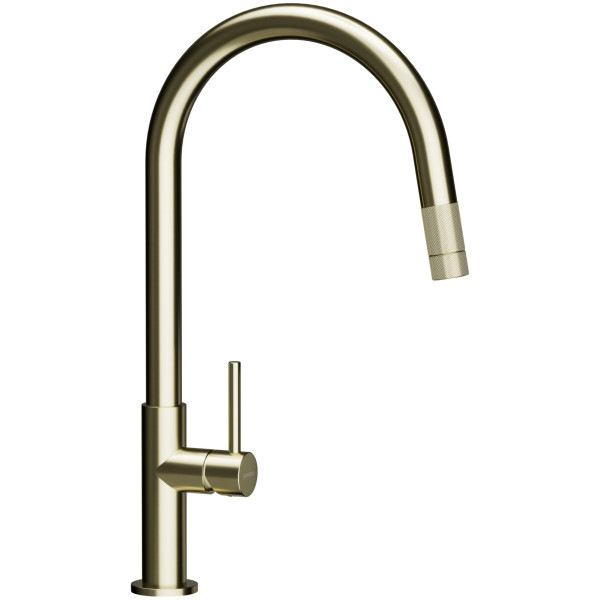 Baterie de bucatarie Schock Talia Pull-Out White Gold