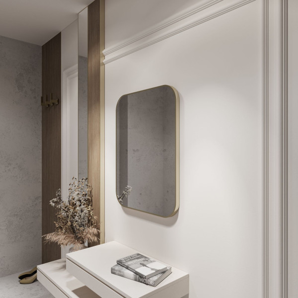 Oglinda cu ramă Aura Soft Rectangle 600x800