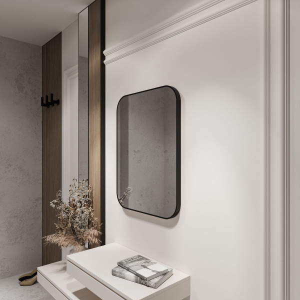 Oglinda cu ramă Aura Soft Rectangle 600x800