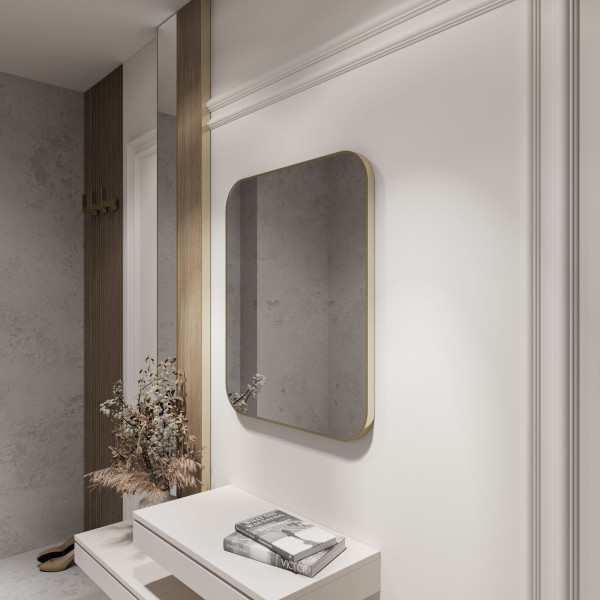 Oglinda cu ramă Aura Soft Rectangle 700x850