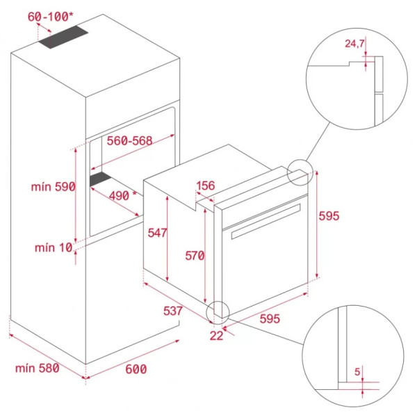 Cuptor Teka HSB HSB 6350 FBK