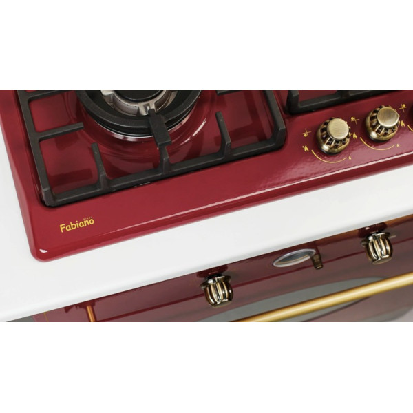 Газовая варочная панель Fabiano FHG-R 27-44 VGH-T Burgundy