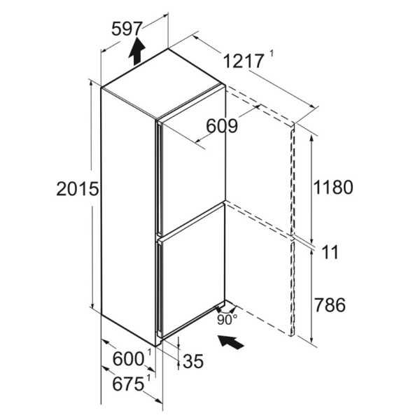 Frigider Liebherr CBNsfc 572i BioFresh NoFrost