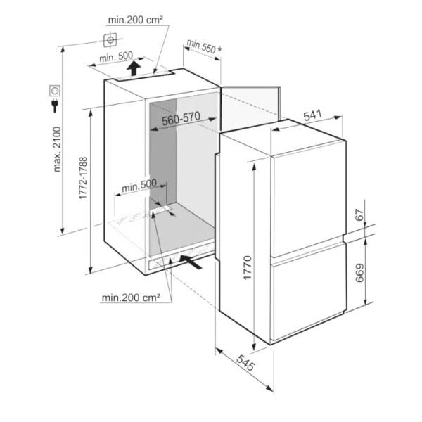 Frigider Liebherr ICNSe 5103 Pure  Frigider Liebherr ICNSe 5103 Pure