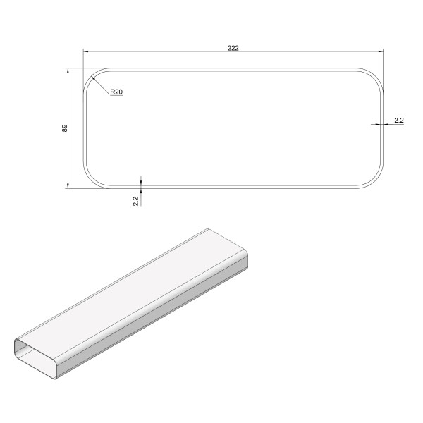 Conducta de ventilație Elica NikolaTesla KIT0120991