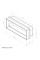 Reductie pentru trecerea conductei dreptunghiulare 220x90 mm / 222x89 mm