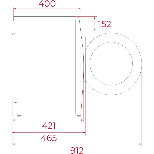 Masina de spalat rufe Teka WMK 10620 WH