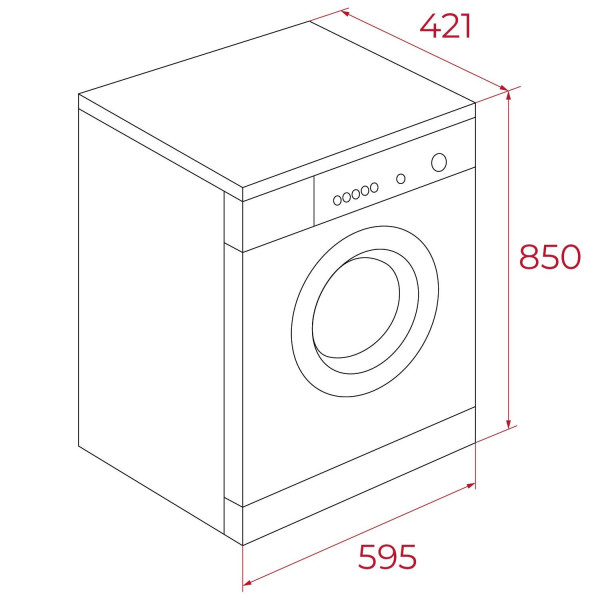 Masina de spalat rufe Teka WMK 40740 DSS