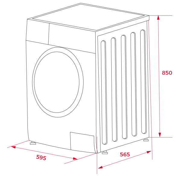 Masina de spalat rufe Teka WMK 81050 WH