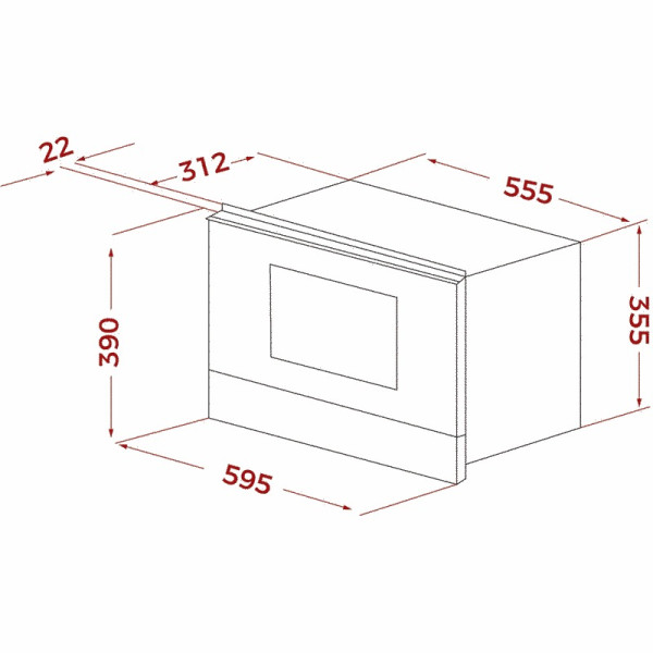 Cuptor cu microunde incorporabil Teka Van Gogh ML 82 VG
