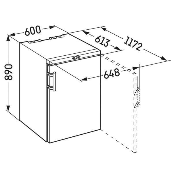 Racitor de vinuri Incorporabil Liebherr WKr 1811
