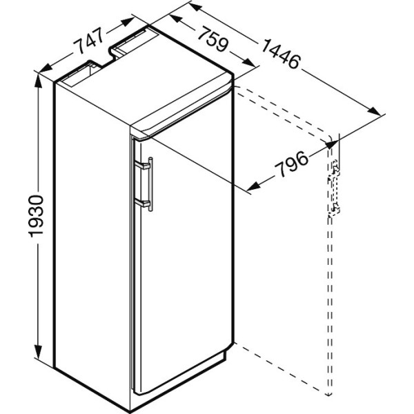Racitor de vinuri Incorporabil Liebherr WKt 6451
